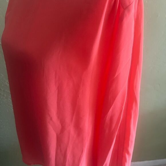 Vibrant Orange Blouse - Picture 3 of 4